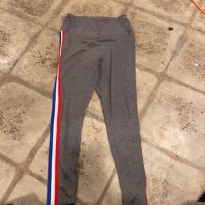 Garage Legging with stripes on side!